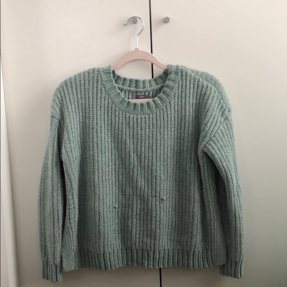 ⭕️ teal american eagle sweater
